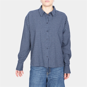 JJXX Girl Jamie Check Flannel Night Sky